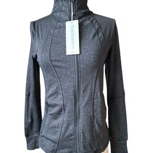 GYM RAlNBOW Women's athletic jacket, full-zip, slim-fit and lightweight.